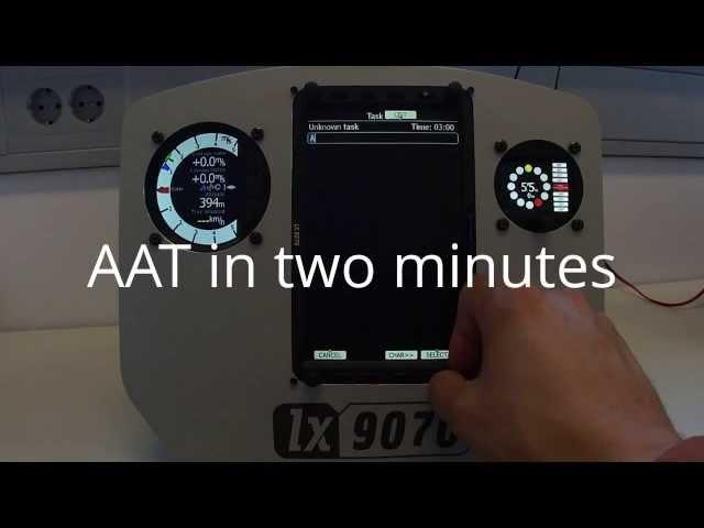 Entering AAT in two minutes on LX9070 - Glider Pilot Shop