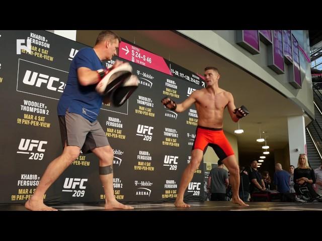 UFC 209: Stephen Thompson Open Workout Highlights