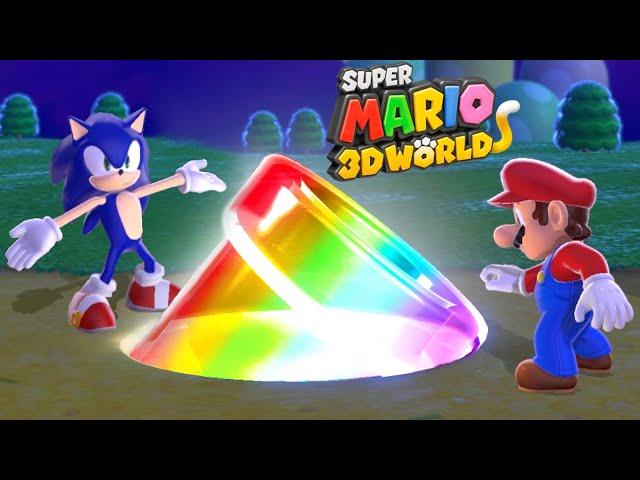 Super Mario & Sonic 3D World - Full Game Walkthrough