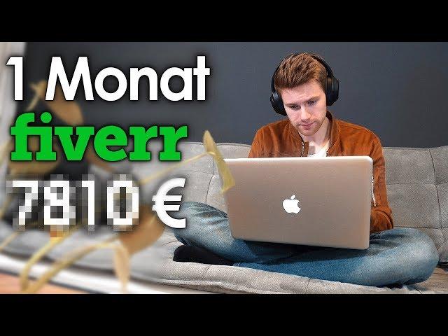 1 Monat auf FIVERR arbeiten & ___€ ZUHAUSE verdient | Selbstexperiment