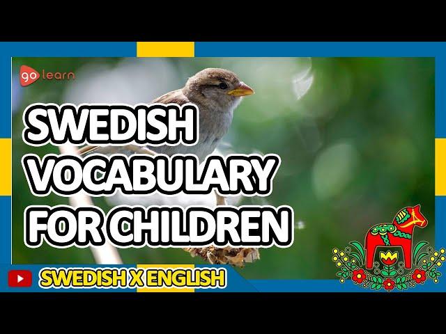 Learn Swedish |Part 1: Swedish Vocabulary For Children | Golearn