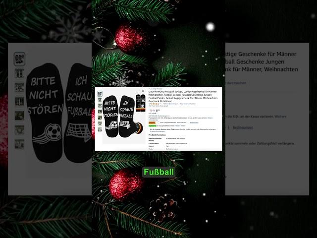 Fussballfan Geschenke zu Weihnachten für Männer ️ von Amazon unter 25€