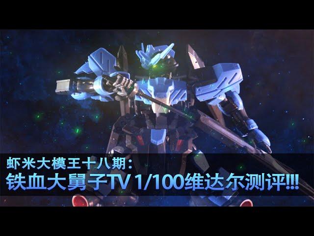 【虾米大模王XIAMI'S TOY SHOW】铁血大舅子TV 1 00维达尔高达测评!!!