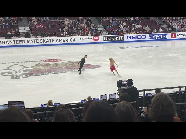 Skate America 2021 Alexa Knierim and Brandon Frazier short program