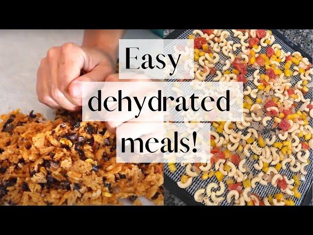 Quick Dehydrated Meals! || Prepper Food made in Your Own Kitchen || DIY Camping Food!