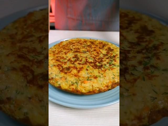 Капустный пирог на сковороде #пироги #еда #салаты #торт #вкуснаяеда #рецепты #food #завтрак #ужин
