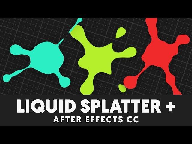 Liquid Splatter Effect Tutorial - T034