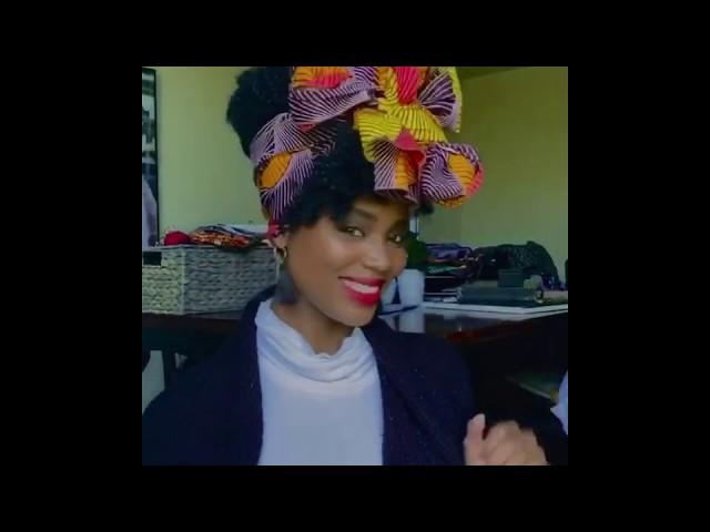 Short Flower Headwrap Tutorial