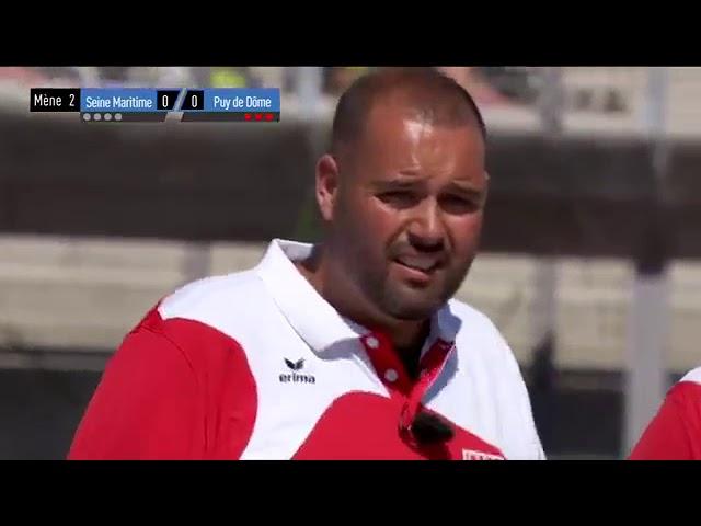 Championnat France Pétanque 2019 Triplette 14 Finale Maritime VS Puy de Dôme