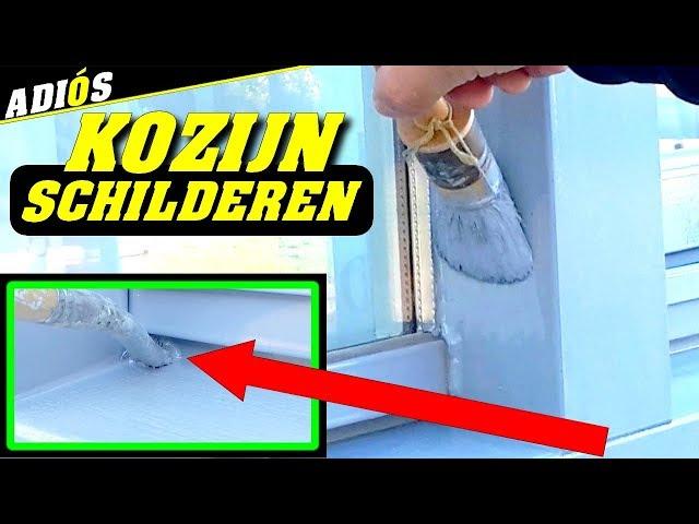 KOZIJNEN SCHILDEREN ~ Nieuwbouw kozijnen schilderen.