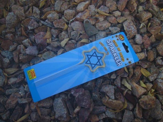 TNT Fireworks - Star of David Sparkler (new for '24)