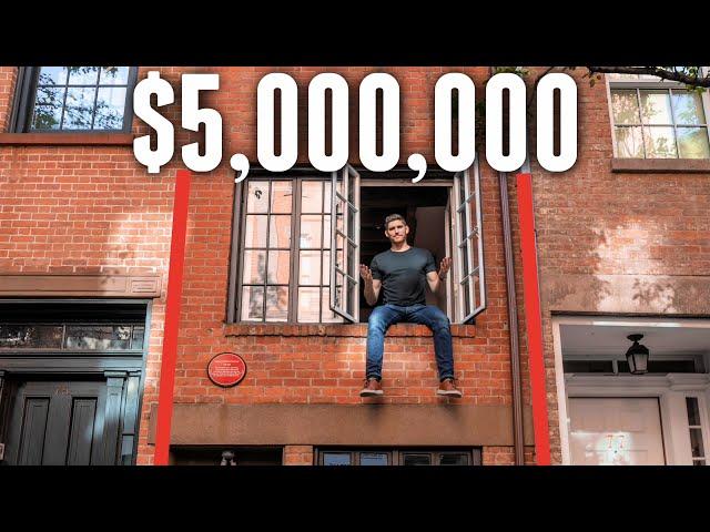 This is The NARROWEST Apartment in NYC Selling for $5,000,000  #shorts