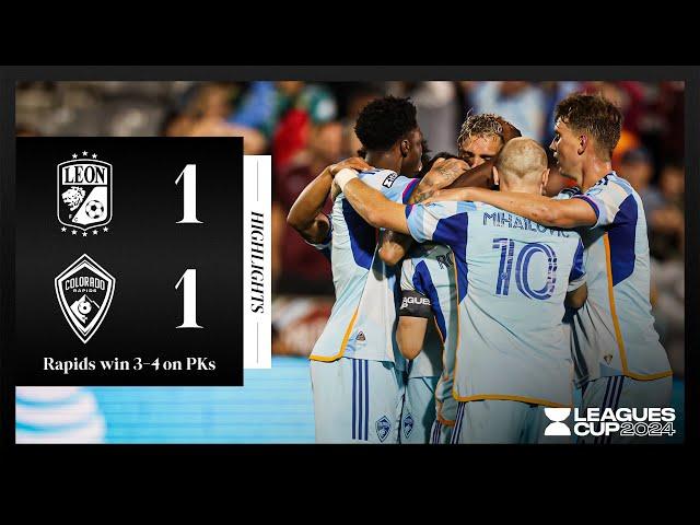 HIGHLIGHTS | Rapids win a PK thriller against Club León, advance to Leagues Cup knockout round