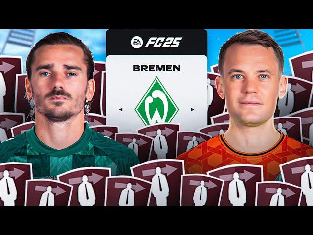 Nur mit FREIEN SPIELERN zum CL-TITEL!!  EA FC 25 Bremen Sprint to Glory