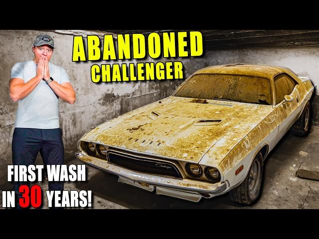 Cleaning a DISASTER "Barn Find" Dodge Challenger!