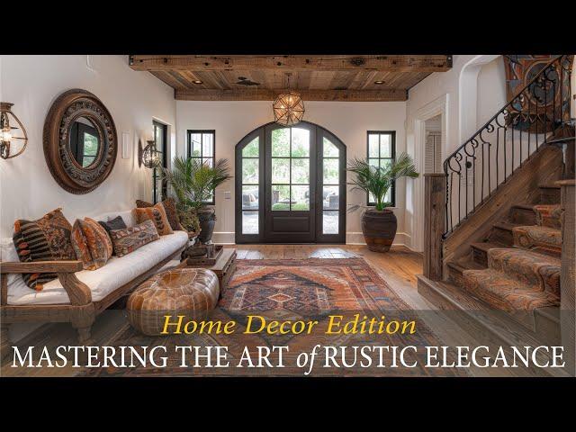 Rustic Meets Elegance Interior: Home Decor Edition