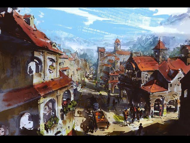 Painting Fantastic Medieval City Life with Eric Elwell