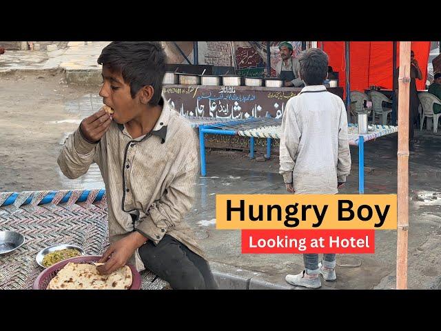 Roti ki talash mai nikla masoom bacha hamay mil gya | Rahe Insaniyat