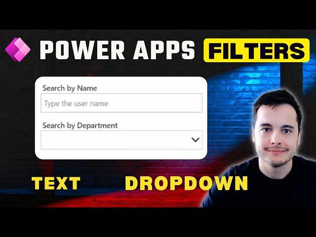 How to Filter a Gallery Using Text Input and Dropdown in Power Apps