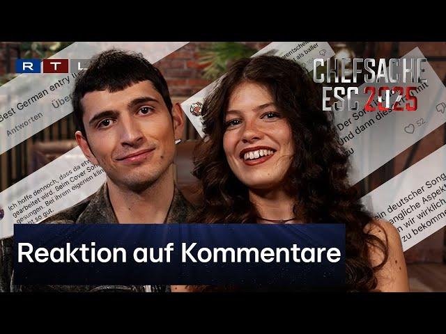 ABOR & TYNNAs Reaktion auf USER-KOMMENTARE  | Chefsache ESC 2025 