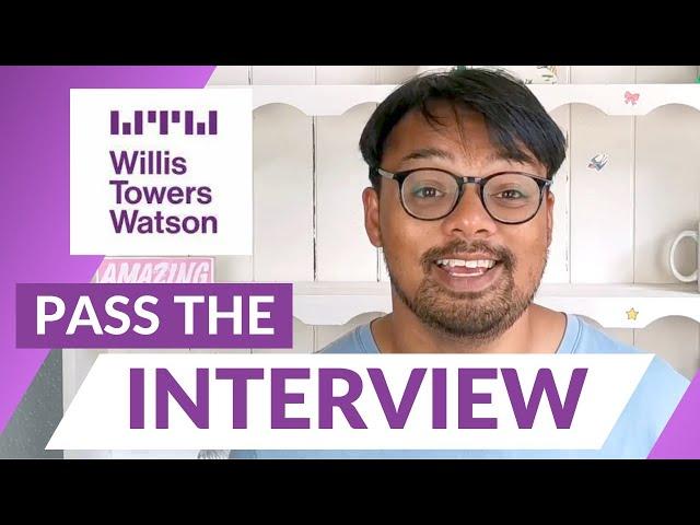 Pass The Willis Towers Watson Hirevue Interview | Willis Tower Watson Video Interview