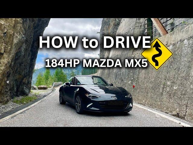 This is how to drive a 184HP Mazda MX5 properly | POV *Penser Joch* Mountain RUN | 4K