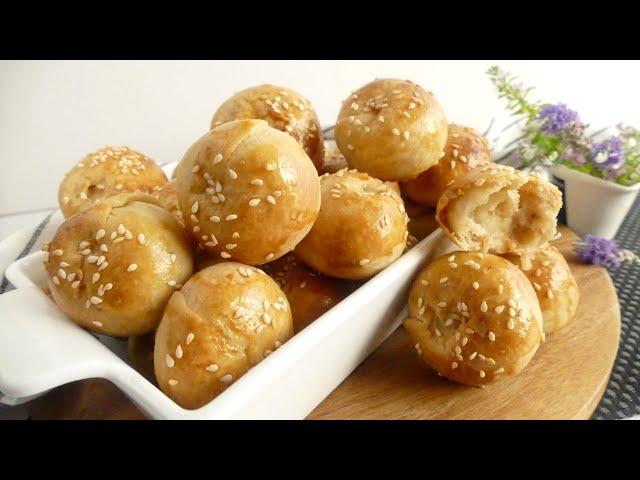 Quick Jewish pies with potatoes and fried onions KNYSHIKI! This is how my grandma used to make them!