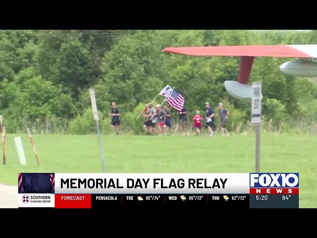 From Iraq to Mobile: Veterans renew Memorial Day relay run tradition