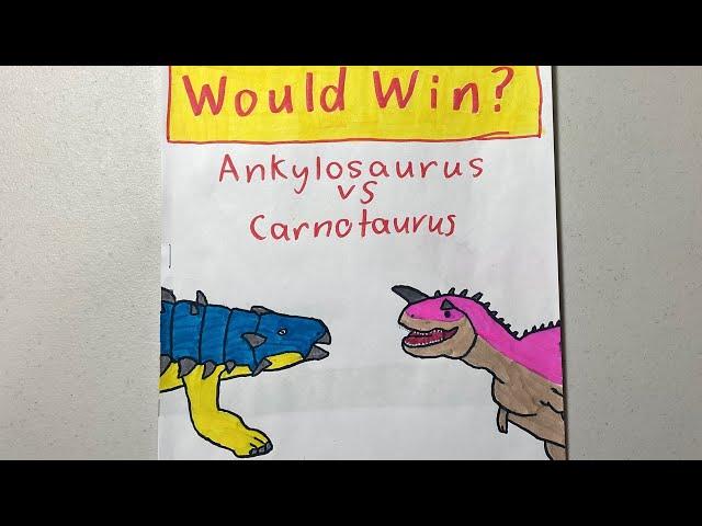 Who Would Win? Ankylosaurus vs Carnotaurus