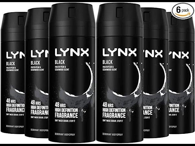 Lynx Black Frozen Pear & Cedar Wood Deodorant Bodyspray. Review