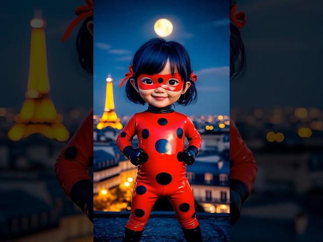Adorable Babies as Miraculous Ladybug! #shorts #miraculous #miraculousladybug #funnybaby #ladybug