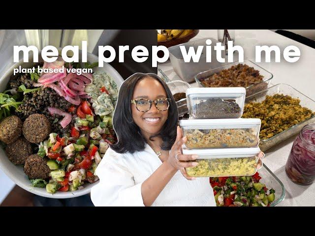 Easy Vegan Meal Prep | What I plan to eat this week while focused on higher protein meals