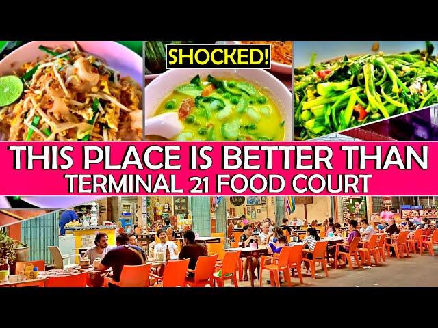  I WENT TO TERMINAL 21 FOOD COURT & WAS SHOCKED! | Street Food Bangkok Thailand