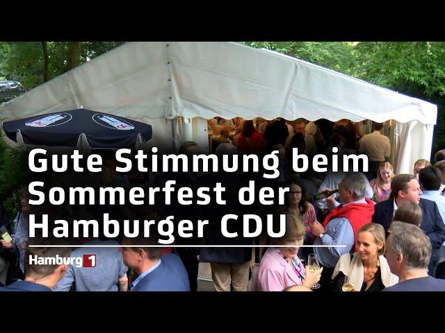 CDU Hamburg feiert Sommerfest