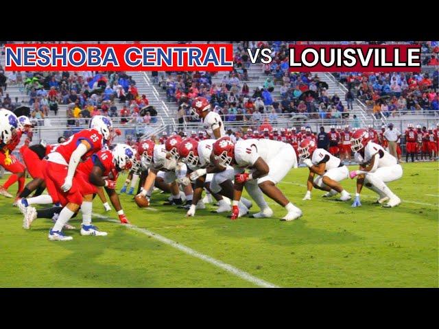 Early Season Test‼️: #1 Louisville(4A) vs #9 Neshoba Central(6A) ||MS High School Football Week 2