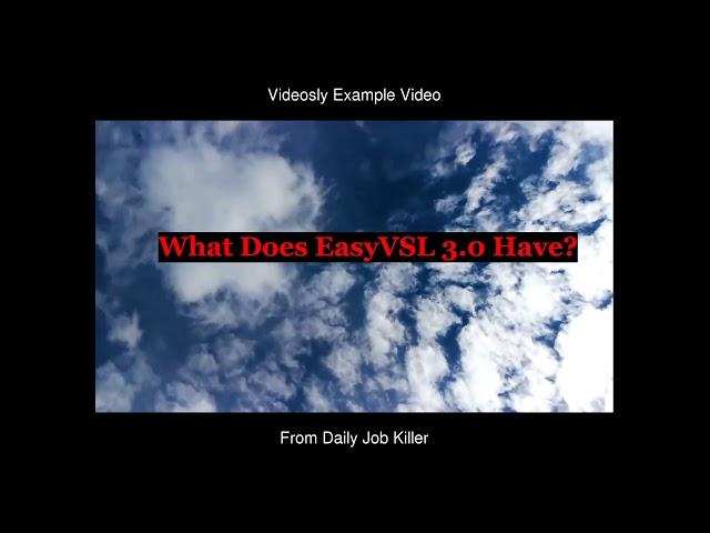 Videosly Example Video From Daily Job Killer