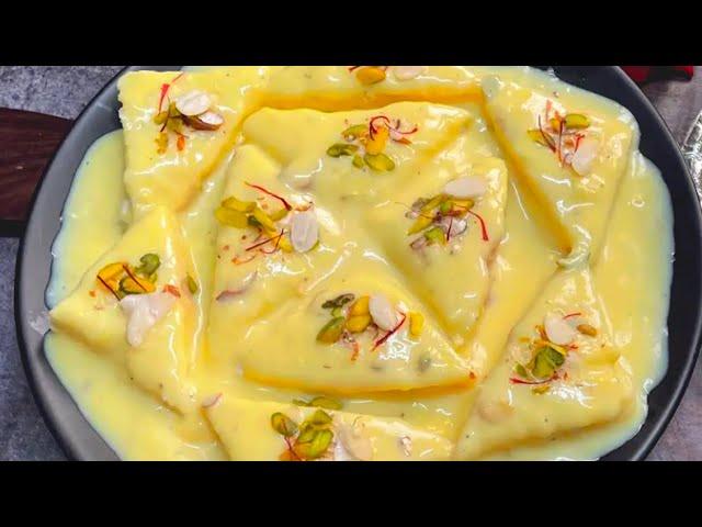 15 Minutes Dessert |Shahi Tukda Recipe |Only milk and bread easy dessert |Eid Special Recipe