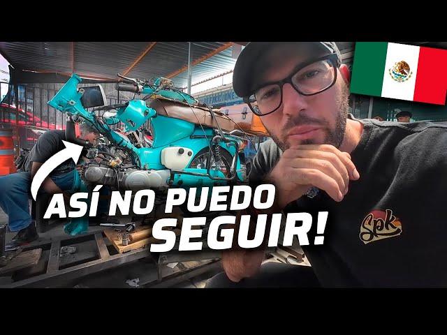 CON LA MOTO ASI NO PUEDO SEGUIR EL VIAJE | PUEBLA