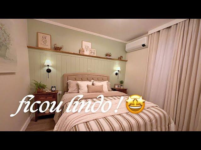 COMO DEIXAR MAIS BONITO QUARTO DE CASAL COM COISAS SIMPLES GASTANDO POUCO!