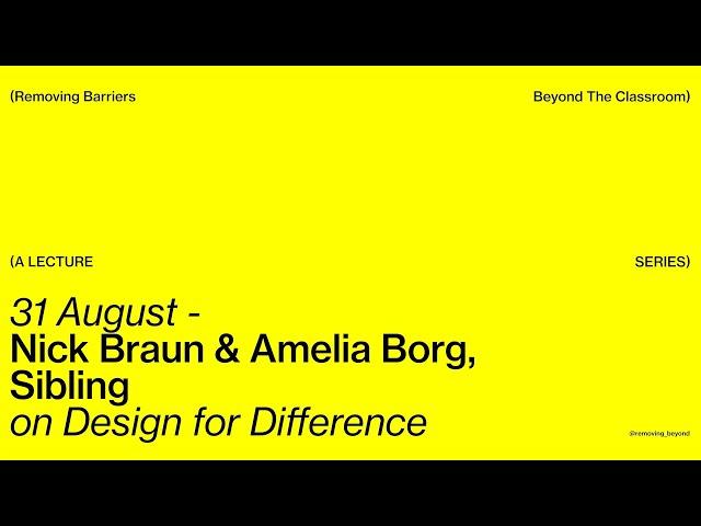 Sibling Architecture on Design for Difference