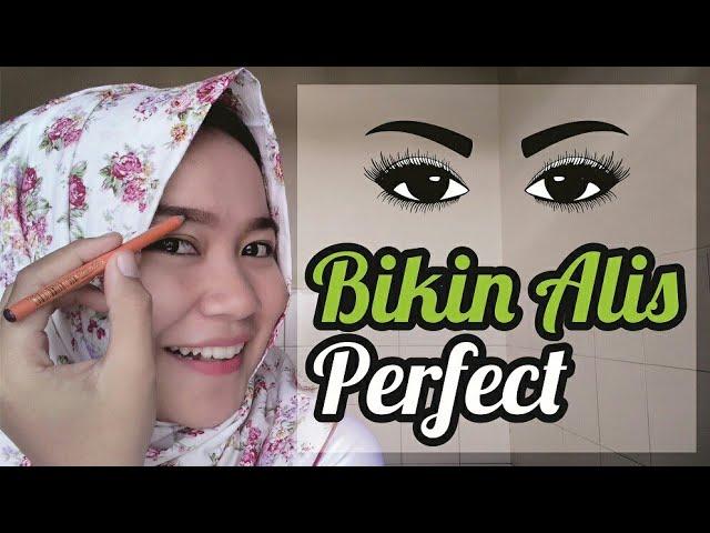 Tutorial membuat alis mudah