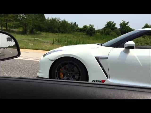 AMS Alpha 9 GTR (1050 HP) Downshifts and Hard Acceleration