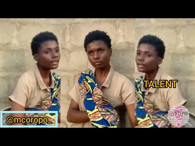 A Nigerian hawker sing like Rihana Raw Talent
