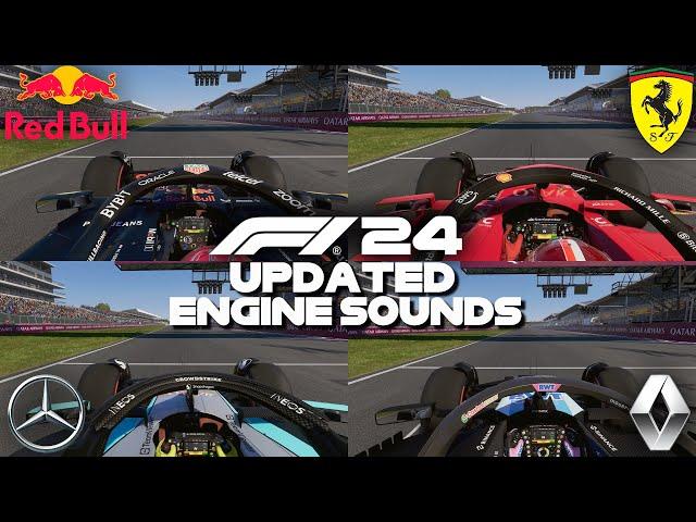 F1 24 Gameplay: NEW ENGINE SOUND COMPARISON (All 4 Engine Manufacturers)