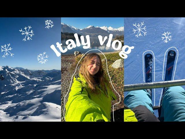 VLOG: Italija, kalnai, slidinėjame 