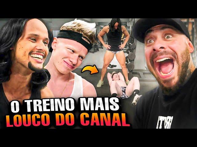 Você faria esse treino na sua academia? - Leo Stronda feat. Albinno e Calebe Dias