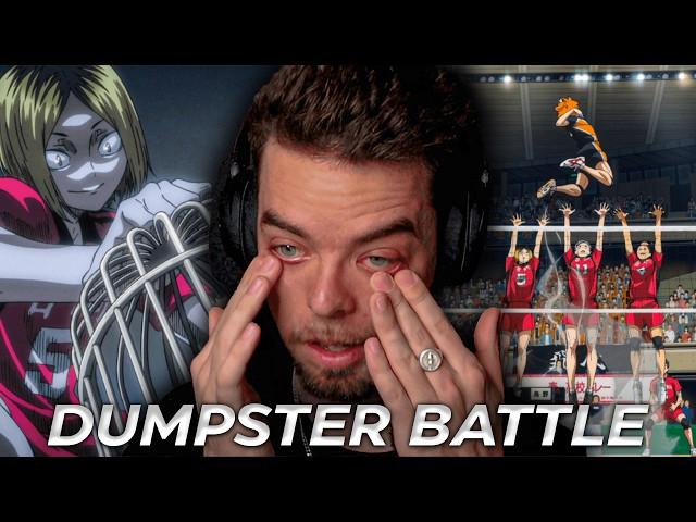 College Volleyball Player REACTS to *HAIKYUU* The Dumpster Battle