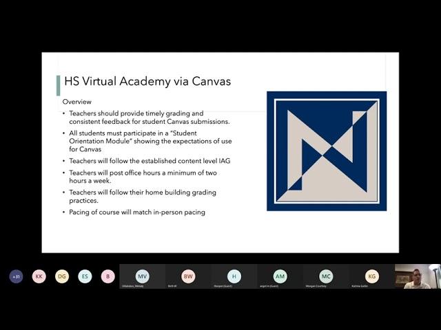 2021 High School Virtual Academy Orientation