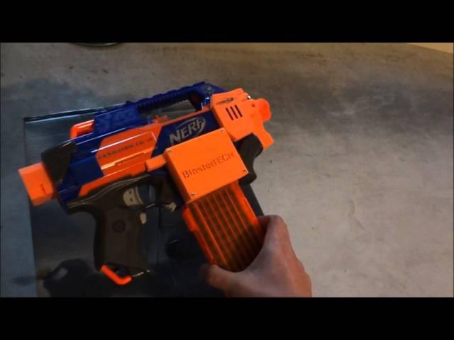 BlasterTECH Xtreme Pro 180 Rapidpistol ROF test - quickie!