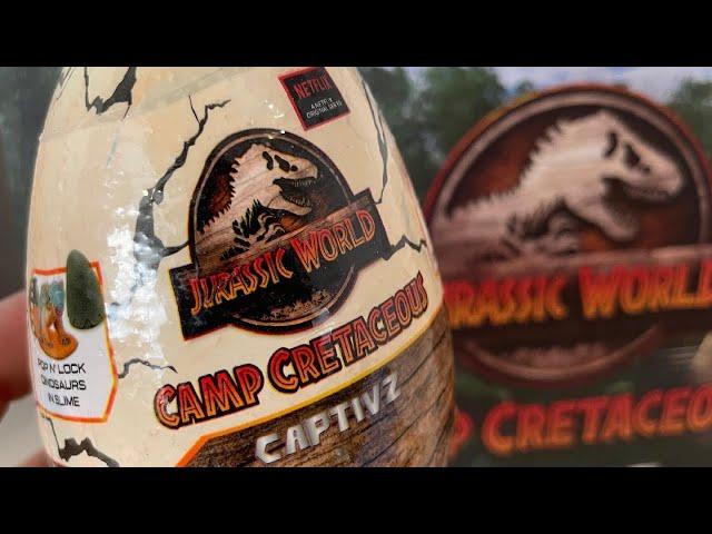 Jurassic World Camp Cretaceous CAPTIVZ SLIME EGGS Mystery Dinosaurs #shorts #jurassicworld